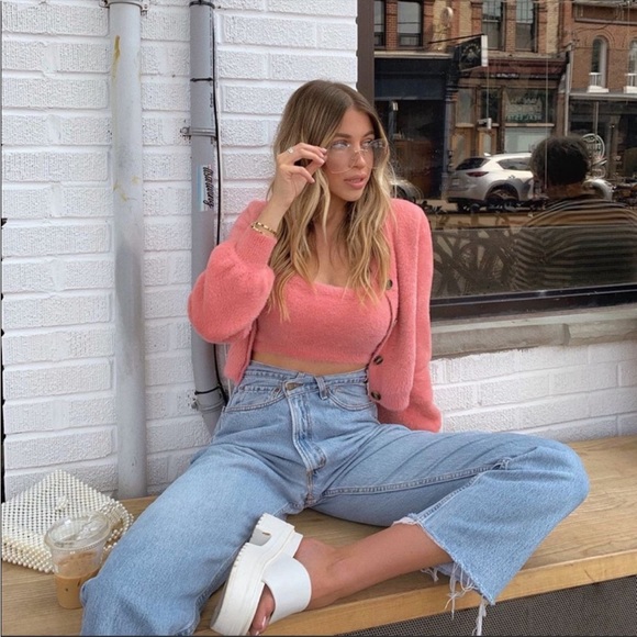 For Love and Lemons Whitney mohair sweater set - Picture 2 of 4